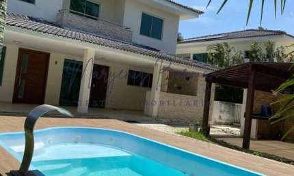 Casa em Condomínio para Venda em Camaçari, Alphaville (Abrantes), 4 dormitórios, 3 suítes, 5 banheiros, 4 vagas