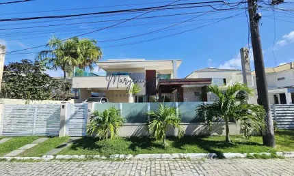 Casa em condomínio para venda em lauro de freitas, buraquinho, 4 dormitórios, 4 suítes, 6 banheiros, 5 vagas