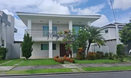 Casa em condomínio para venda em camaçari, alphaville (abrantes), 4 dormitórios, 4 suítes, 6 banheiros