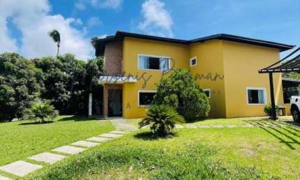 Casa em Condomínio para Venda em Camaçari, Busca Vida (Abrantes), 5 dormitórios, 5 suítes, 7 banheiros, 4 vagas