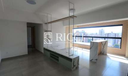 Apartamento Novo Semi Mobiliado na Ponta da Praia, Santos! Oportunidade Imperdível Imóvel com 65m², suíte e vaga de garagem!