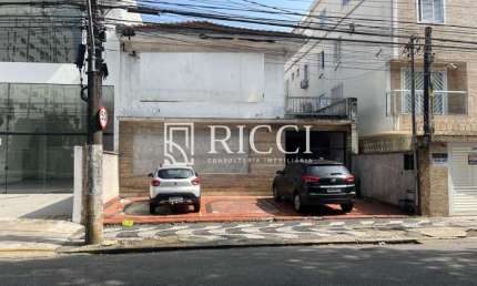 Casa comercial com 12 salas para alugar no Marapé, Santos 