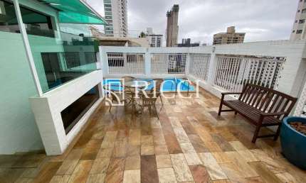 Amplo e Luxuoso Apartamento à Venda na Ponta da Praia, Santos-SP: 3 Quartos, 2 Suítes, 4 Salas, 2 Vagas de Garagem e 300m² de Área.