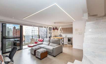 Apartamento Duplex com 2 suítes à venda, 103 m² por R$ 1.395.000 - Bigorrilho - Curitiba/PR