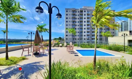 Alugo lindo apartamento terreo com garden e 2 quartos, em ponta negra, manaus-am;