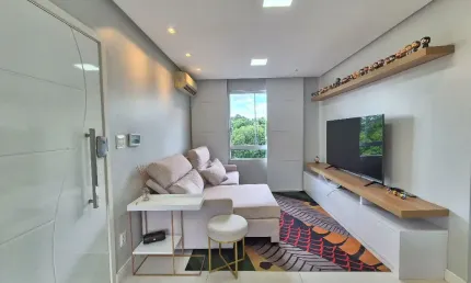 Lindissimo apartame com2 quartos, 100% mobiliado à venda em parque dez, manaus-am;