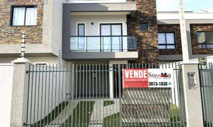Sobrado com 3 dormitórios à venda, 112 m² por R$ 640.000,00 - Umbará - Curitiba/PR