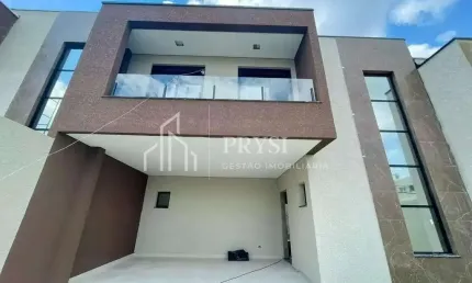 Grande oportunidade .Sobrado com 3 dormitórios todos suítes   à venda, 140,72 m² por R$ 980.000 - Boneca do Iguaçu - São José dos Pinhais/PR