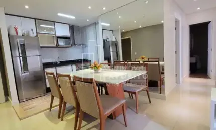 Vende-se apartamento mobiliado de 3 dormitórios, Condomínio Vista Centrale.