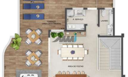 Apartamento com 4 quartos à venda na Avenida Nereu Ramos, 6133, Itacolomi, Balneário Piçarras por R$ 2.253.278