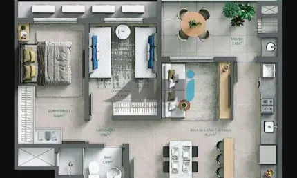 Apartamento com 2 quartos à venda na Rua São Vicente, 251, São Vicente, Itajaí por R$ 549.000