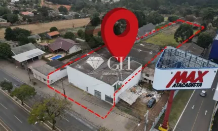 Ponto comercial para alugar na Avenida Visconde de Mauá, Colônia Dona LuÍza, Ponta Grossa