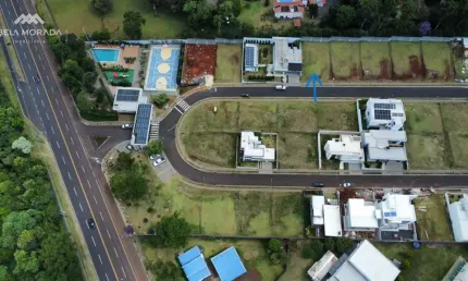 Terreno a venda no condominio jardins monet - pato branco