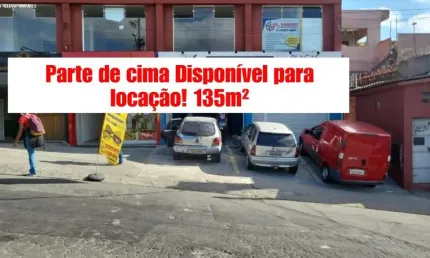 Salão comercial para locação em itaquaquecetuba, vila monte belo, 2 banheiros