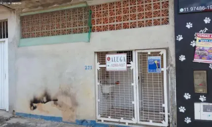 Casa para Locação em Itaquaquecetuba, Vila Virgínia, 1 dormitório, 1 banheiro