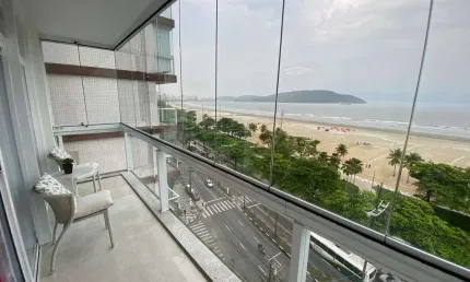 Apartamento com 3 quartos à venda na Rua Carlos Afonseca, Gonzaga, Santos