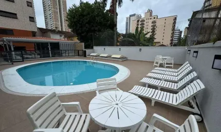 Cobertura com 4 quartos para alugar no Pompéia, Santos 