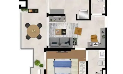 Apartamento 1 quarto, boqueirão r$ 819 mil, cod: 26753 pcm