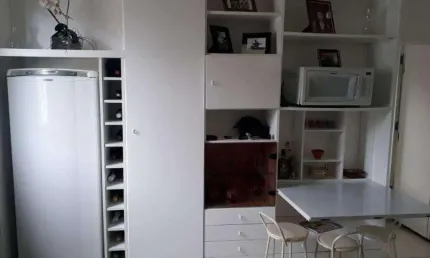 Apartamento com 1 quarto à venda na Rua Antônio Ribeirão, 7, José Menino, Santos