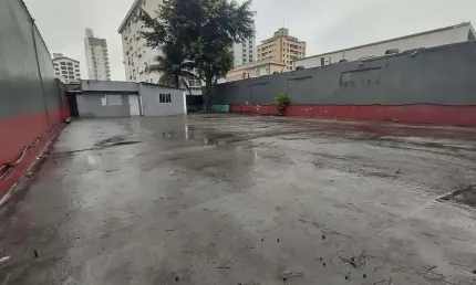 Terreno comercial para alugar na Aparecida, Santos 