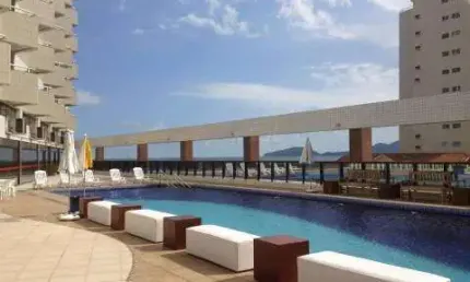 Flat com 2 quartos para alugar na Avenida Washington Luís, 565, Boqueirão, Santos