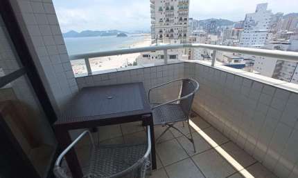 Flat com 1 quarto para alugar no Boqueirão, Santos 