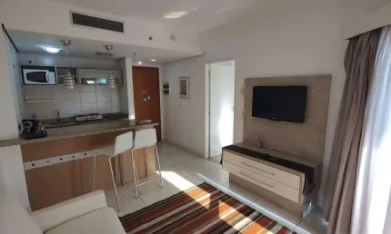 Flat para alugar no Boqueirão, Santos 