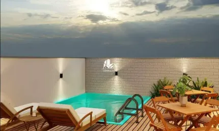 Apartamento com 2 quartos à venda no Macuco, Santos 