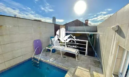 Casa com 3 quartos à venda no Embaré, Santos 