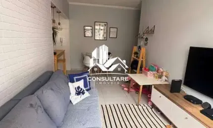 Apartamento 2 dormitórios marapé pronto para morar rcl