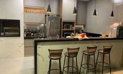 Casa em Condomínio para Venda em Uberlândia, Jardim Sul, 4 dormitórios, 1 suíte, 1 banheiro, 2 vagas