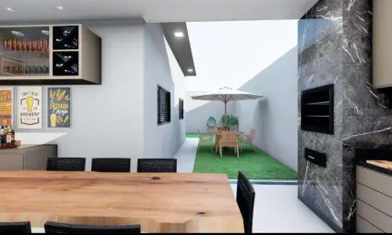 Casa para Venda em Uberlândia, Alto Umuarama, 3 dormitórios, 1 suíte, 1 banheiro, 4 vagas