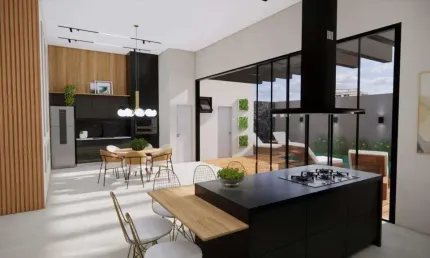Casa em Condomínio para Venda em Uberlândia, Shopping Park, 3 dormitórios, 3 suítes, 1 banheiro, 2 vagas