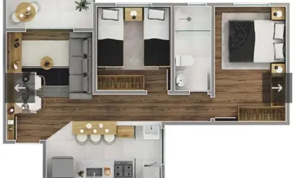 Apartamento para Venda em Uberlândia, Osvaldo Rezende, 2 dormitórios, 1 banheiro, 1 vaga