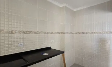 Lindo apartamento à venda, com 01 dormitório, no bairro Tupi, Praia Grande/ SP.