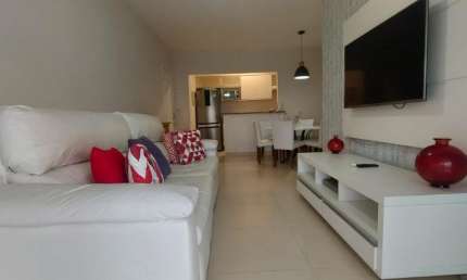 Lindo apartamento para locação de temporada, 02 dormitórios (sendo 01 suíte), 02 vagas, na Riviera de São Lourenço, Bertioga São Paulo.
