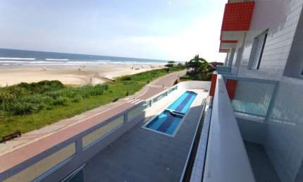 Lindo apartamento à venda, com 55m², 02 dormitórios (sendo 01 suíte) com vista para mar, Itanhaém, São Paulo.