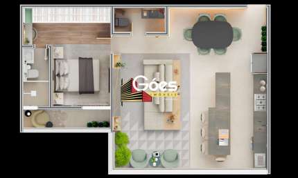 Apartamento com 2 quartos à venda na Rua Miguel Prisco, Centro, Ribeirão Pires