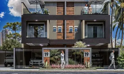 Em rua sem saída, entrega 2025! sobrado/triplex 03 dorm e 02 vagas!