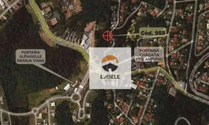 Terreno - 570 m² - Granja Viana - Chacara Santo Antonio - Carapicuíba