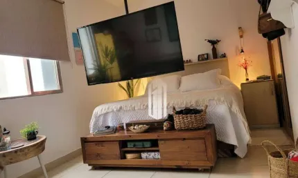 Studio com 1 dormitório à venda, 39 m² por R$ 350.000,00 - Embaré - Santos/SP