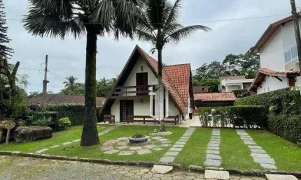 Casa com 4 dormitórios para alugar,  - Massaguaçu - Caraguatatuba/SP
