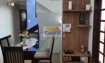 Sobrado com 3 dormitórios à venda, 122 m² por R$ 610.000,00 - Vila Santana - Mogi das Cruzes/SP