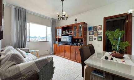 Apartamento com 2 dormitórios à venda, 66 m² por R$ 410.000,00 - Embaré - Santos/SP