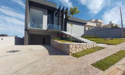 Casa  á venda com 335,11 m² com piscina e espaço gourmet em Atibaia SP - Condomí