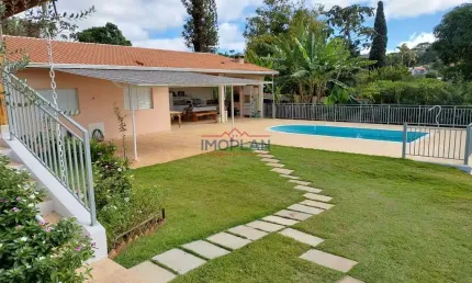 Oportunidade chácara  á venda com 198 m² com piscina - jardim estância brasil -