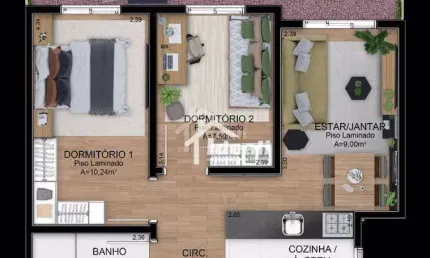 Apartamento Residencial , Barnabé, Gravataí - AP4247.