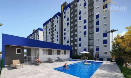 Apartamento com 2 dormitórios à venda, 47 m² por R$ 208.988,50 - Feitoria - São Leopoldo/RS