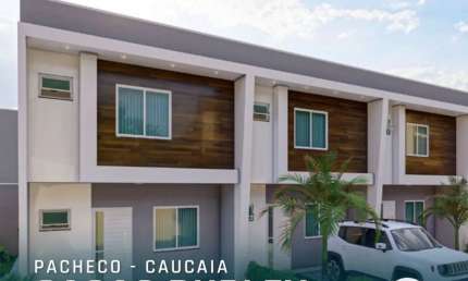 Casa em condomínio fechado com 2 quartos à venda no Pacheco, Caucaia 