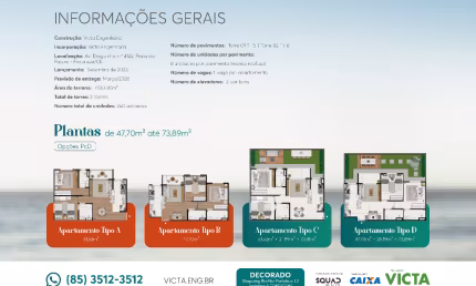Apartamento com 2 quartos à venda na Avenida Dioguinho, 4122, Praia do Futuro II, Fortaleza
